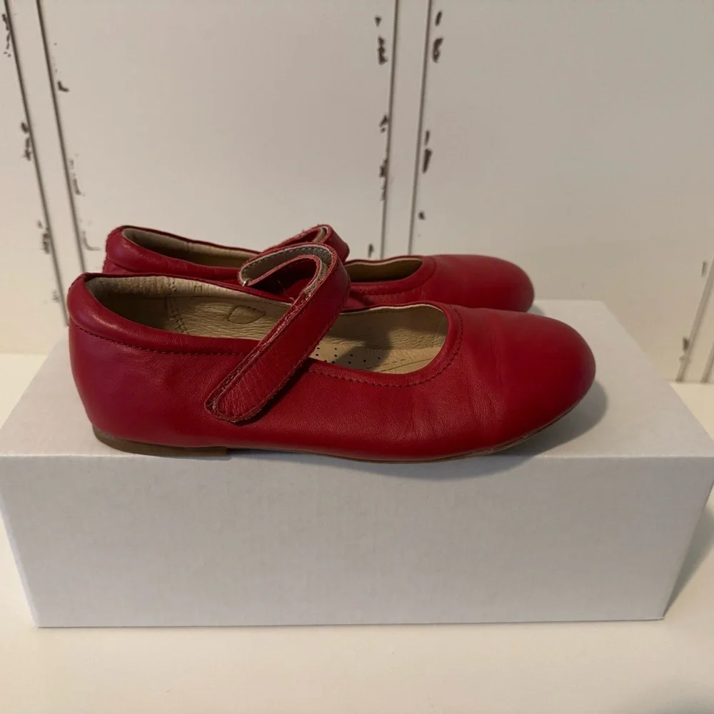 Old Soles Red Mary Jane Kids Shoes